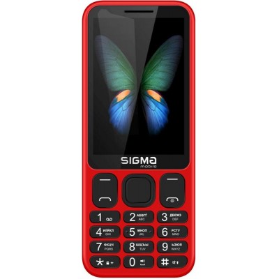 Купить ᐈ Кривой Рог ᐈ Низкая цена ᐈ Мобильный телефон Sigma mobile X-Style 351 Lider Dual Sim Red; 3.5" (480х320) TN / кнопочный