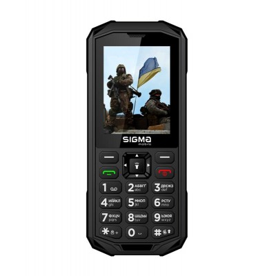 Купить ᐈ Кривой Рог ᐈ Низкая цена ᐈ Мобильный телефон Sigma mobile X-treme PA68 Dual Sim Black (4827798466513); 2.4" (320x240) T