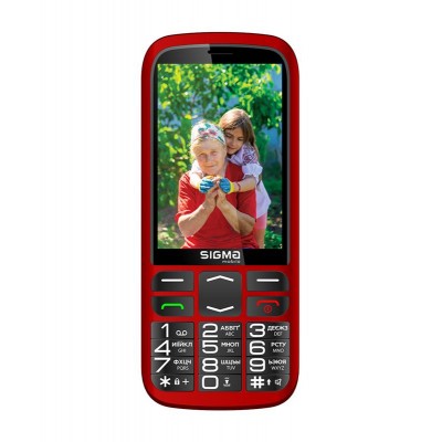 Купить ᐈ Кривой Рог ᐈ Низкая цена ᐈ Мобильный телефон Sigma mobile Comfort 50 Optima Type-C Dual Sim Red (4827798122327); 3.5" (