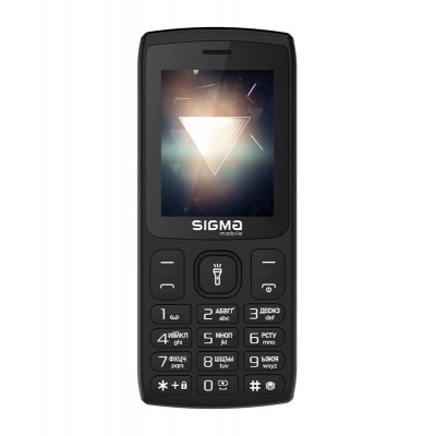 Купить ᐈ Кривой Рог ᐈ Низкая цена ᐈ Мобильный телефон Sigma mobile X-style 34 NRG Type-C Dual Sim Black; 2.4" (320х240) TN / кла