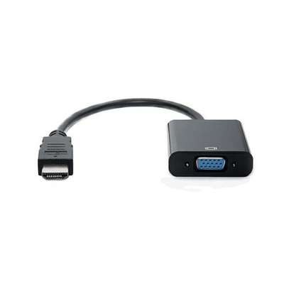 Купить ᐈ Кривой Рог ᐈ Низкая цена ᐈ Адаптер REAL-EL HDMI - VGA (M/F), 0.15 м, черный (EL123500020) 