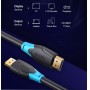 Купить ᐈ Кривой Рог ᐈ Низкая цена ᐈ Кабель Vention HDMI - HDMI V2.0 (M/M), 1 м, черный (AACBF)