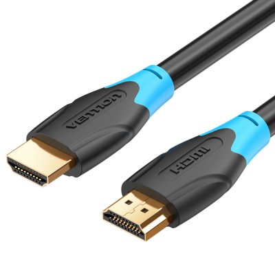 Купить ᐈ Кривой Рог ᐈ Низкая цена ᐈ Кабель Vention HDMI - HDMI V 2.0 (M/M), 3 м, Black (AACBI)