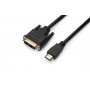 Купить ᐈ Кривой Рог ᐈ Низкая цена ᐈ Кабель Prologix Premium HDMI - DVI V 1.3 (M/M), Single Link, 18+1, 0.5 м, Black (PR-HDMI-DVI