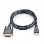 Купить ᐈ Кривой Рог ᐈ Низкая цена ᐈ Кабель Prologix Premium HDMI - DVI V 1.3 (M/M), Single Link, 18+1, 0.5 м, Black (PR-HDMI-DVI