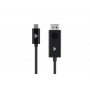 Купить ᐈ Кривой Рог ᐈ Низкая цена ᐈ Кабель 2E Displayport - USB Type-C (M/M), 1 м, Black (2E-W1402)