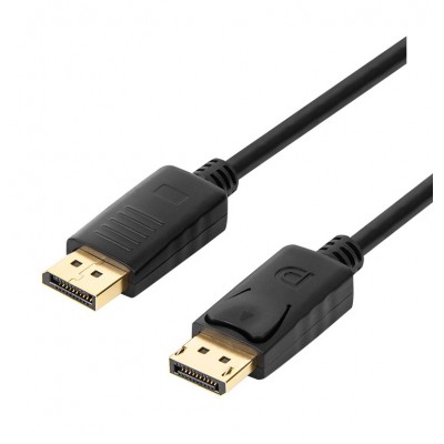 Купить ᐈ Кривой Рог ᐈ Низкая цена ᐈ Кабель Prologix DisplayPort - DisplayPort V 1.2 (M/M), 1 м, Black (PR-DP-DP-P-03-30-1m)