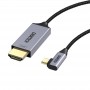 Купить ᐈ Кривой Рог ᐈ Низкая цена ᐈ Кабель Choetech HDMI - USB Type-C (M/M), 1.8 м, Black (XCH-1803)