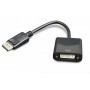 Купить ᐈ Кривой Рог ᐈ Низкая цена ᐈ Адаптер Cablexpert DisplayPort - DVI (M/F), 0.1 м, Black (A-DPM-DVIF-002)