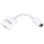 Купить ᐈ Кривой Рог ᐈ Низкая цена ᐈ Адаптер Cablexpert DisplayPort - HDMI (M/F), 0.1 м, White (A-DPM-HDMIF-002-W)