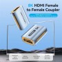 Купить ᐈ Кривой Рог ᐈ Низкая цена ᐈ Адаптер Vention HDMI - HDMI (F/F), Aluminum Alloy, Blue (AIUH0)