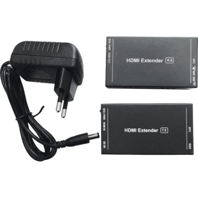 Купить ᐈ Кривой Рог ᐈ Низкая цена ᐈ Удлинитель Atcom HDMI - RJ-45 (F/F), до 60 м, Black (14371)