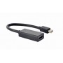 Купить ᐈ Кривой Рог ᐈ Низкая цена ᐈ Адаптер Cablexpert mini DisplayPort - HDMI (M/F), 0.15 м, Black (A-mDPM-HDMIF-02)