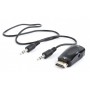 Купить ᐈ Кривой Рог ᐈ Низкая цена ᐈ Адаптер Cablexpert HDMI - VGA V 1.4 (M/F), Black (A-HDMI-VGA-02)