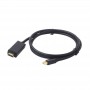 Купить ᐈ Кривой Рог ᐈ Низкая цена ᐈ Кабель Cablexpert mini Displayport - HDMI V 1.2 (М/М), 1.8 м, черный (CC-mDP-HDMI-6) пакет