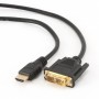 Купить ᐈ Кривой Рог ᐈ Низкая цена ᐈ Кабель Cablexpert HDMI - DVI V 1.3 (M/M), двунаправленный, single-link, 18 + 1 pin, 3 м, Bla