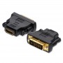 Купить ᐈ Кривой Рог ᐈ Низкая цена ᐈ Адаптер Vention HDMI - DVI V 1.4 (F/M), Black (ECDB0)