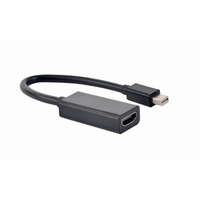 Купить ᐈ Кривой Рог ᐈ Низкая цена ᐈ Адаптер Cablexpert mini DisplayPort - HDMI (M/F), Black (A-mDPM-HDMIF4K-01)