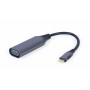 Купить ᐈ Кривой Рог ᐈ Низкая цена ᐈ Адаптер Cablexpert VGA - USB Type-C (F/M), 0.15 м, Black (A-USB3C-VGA-01)