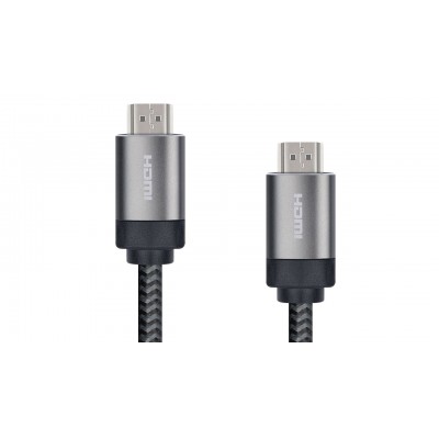 Купить ᐈ Кривой Рог ᐈ Низкая цена ᐈ Кабель REAL-EL Premium HDMI - HDMI V 2.0 (M/M), 1 м, Grey (EL123500045)