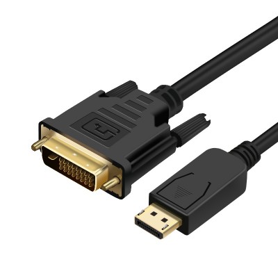 Купить ᐈ Кривой Рог ᐈ Низкая цена ᐈ Кабель Prologix DisplayPort - DVI (M/M), 1.8 м, Black (PR-DP-DVI-P-04-30-18m)