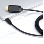 Купить ᐈ Кривой Рог ᐈ Низкая цена ᐈ Адаптер-кабель Vention USB Type-C - HDMI (M/M), 2 м, Black (CGUBH)