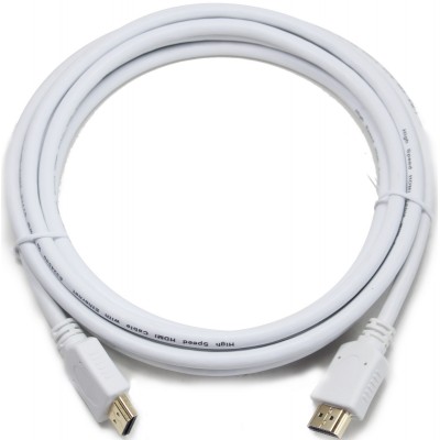 Купить ᐈ Кривой Рог ᐈ Низкая цена ᐈ Кабель Cablexpert (CC-HDMI4-W-6) HDMI - HDMI V 2.0 (M/M), 4K, 2 м, вилка/вилка 1.8м White