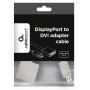 Купить ᐈ Кривой Рог ᐈ Низкая цена ᐈ Адаптер Cablexpert DisplayPort - DVI (M/F), 0.1 м, белый (A-DPM-DVIF-002-W) пакет