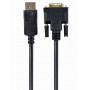 Купить ᐈ Кривой Рог ᐈ Низкая цена ᐈ Кабель Cablexpert DisplayPort - DVI (М/М), 1.8 м, черный (CC-DPM-DVIM-6)