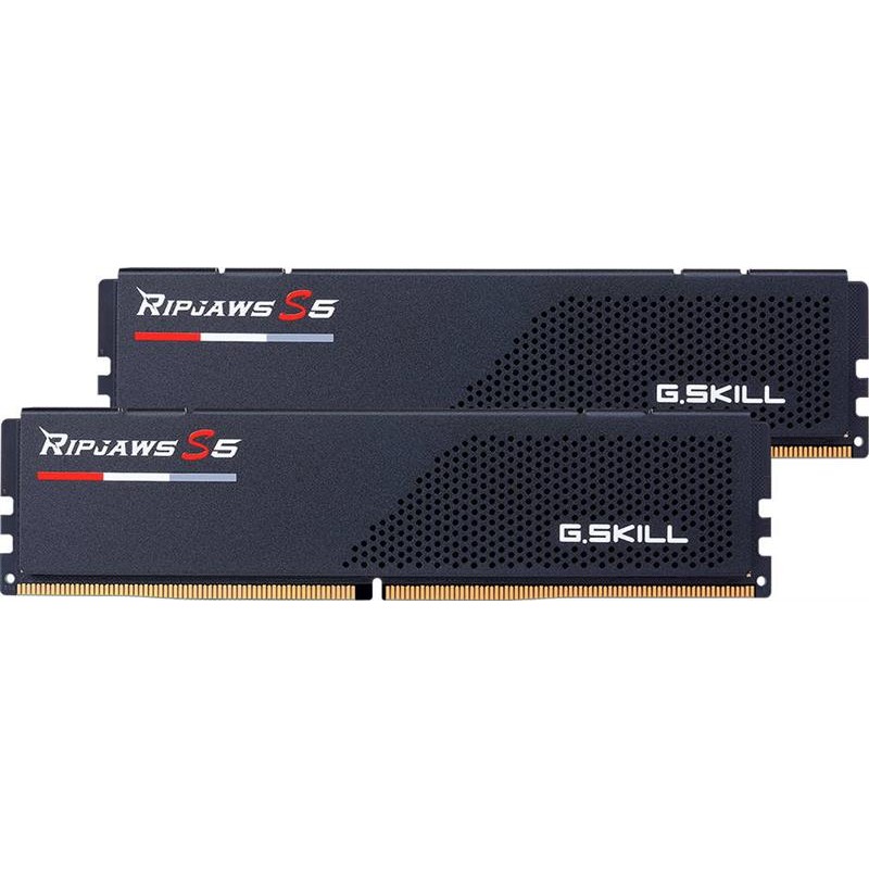 Купить ᐈ Кривой Рог ᐈ Низкая цена ᐈ Модуль памяти DDR5 2x16GB/6000 G.Skill Ripjaws S5 Black (F5-6000J3238F16GX2-RS5K)