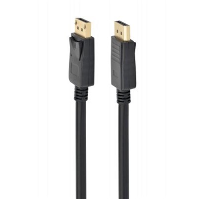 Купить ᐈ Кривой Рог ᐈ Низкая цена ᐈ Кабель Cablexpert DisplayPort - DisplayPort V 1.2 (M/M), 5 м, Black (CC-DP2-5M)