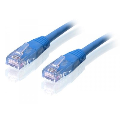 Купить ᐈ Кривой Рог ᐈ Низкая цена ᐈ Патч-корд литой, UTP, RJ45, Cat.5e, 3m, синий