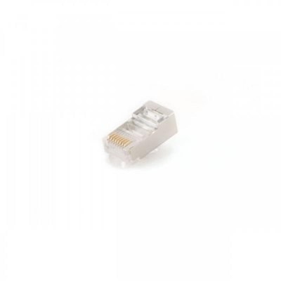 Купить ᐈ Кривой Рог ᐈ Низкая цена ᐈ Коннектор RJ 45 Cablexpert (PLUG6SP/10) экранированный, 10 шт.