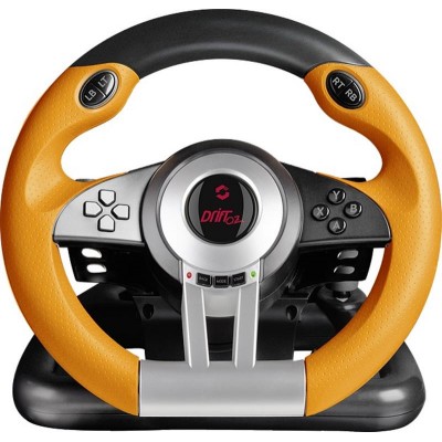 Купить ᐈ Кривой Рог ᐈ Низкая цена ᐈ Руль Speed Link Drift O. Z. Racing Wheel (SL-6695-BKOR-01) Black/Orange