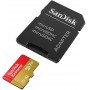 Купить ᐈ Кривой Рог ᐈ Низкая цена ᐈ Карта памяти MicroSDXC 128GB C10 UHS-I SanDisk Extreme V30 U3 R190/W90MB/s + SD (SDSQXAA-128