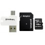 Купити Карта памяти MicroSDXC 128GB UHS-I Class 10 GOODRAM + SD-adapter + OTG Card reader (M1A4-1280R12)ᐈ Кривий Ріг ᐈ Замовити 