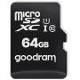 Купить ᐈ Кривой Рог ᐈ Низкая цена ᐈ Карта памяти MicroSDXC 64GB UHS-I Class 10 GOODRAM + SD-adapter + OTG Card reader (M1A4-064