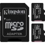 Купить ᐈ Кривой Рог ᐈ Низкая цена ᐈ Карта памяти MicroSDXC 2x64GB UHS-I Class 10 Kingston Canvas Select Plus R100MB/s + SD-адап