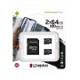 Купить ᐈ Кривой Рог ᐈ Низкая цена ᐈ Карта памяти MicroSDXC 2x64GB UHS-I Class 10 Kingston Canvas Select Plus R100MB/s + SD-адап