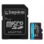 Купить ᐈ Кривой Рог ᐈ Низкая цена ᐈ Карта памяти MicroSDXC 512GB UHS-I/U3 Class 10 Kingston Canvas Go! Plus R170/W90MB/s+ SD-ад