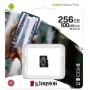 Купить ᐈ Кривой Рог ᐈ Низкая цена ᐈ Карта памяти MicroSDXC 256GB UHS-I/U3 Class 10 Kingston Canvas Select Plus R100/W85MB/s (SDC