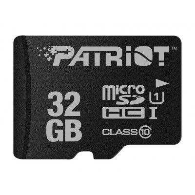 Купить ᐈ Кривой Рог ᐈ Низкая цена ᐈ Карта памяти MicroSDHC 32GB UHS-I Class 10 Patriot LX (PSF32GMDC10)