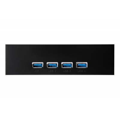 Купить ᐈ Кривой Рог ᐈ Низкая цена ᐈ USB-хаб Frime USB 3.1 4 x type A VL820 Black (ECF-FP4xTA.53)