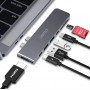 Купить ᐈ Кривой Рог ᐈ Низкая цена ᐈ Концентратор Choetech HUB-M14 7 in 1 USB-C Multiport Adapter