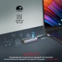 Купить ᐈ Кривой Рог ᐈ Низкая цена ᐈ Концентратор USB Promate GigaHub USB-C Grey (gigahub-c.grey)