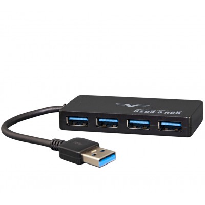 Купить ᐈ Кривой Рог ᐈ Низкая цена ᐈ Концентратор USB 3.0 Frime 4хUSB3.0 Black (FH-30510)