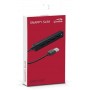 Купить ᐈ Кривой Рог ᐈ Низкая цена ᐈ Концентратор USB2.0 SpeedLink Snappy Slim Black (SL-140000-BK) 4хUSB2.0