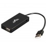 Купить ᐈ Кривой Рог ᐈ Низкая цена ᐈ Концентратор USB 2.0 Frime 4хUSB2.0 Black (FH-20030)