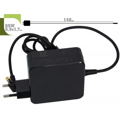 Купить ᐈ Кривой Рог ᐈ Низкая цена ᐈ Блок питания 1StCharger для ноутбука Acer, Asus 19V 65W 3.42A 5.5х1.7мм Wall Mount (WM1ST19V