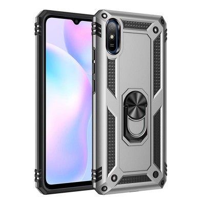 Купить ᐈ Кривой Рог ᐈ Низкая цена ᐈ Чeхол-накладка BeCover Military для Xiaomi Redmi 9A Silver (705577)